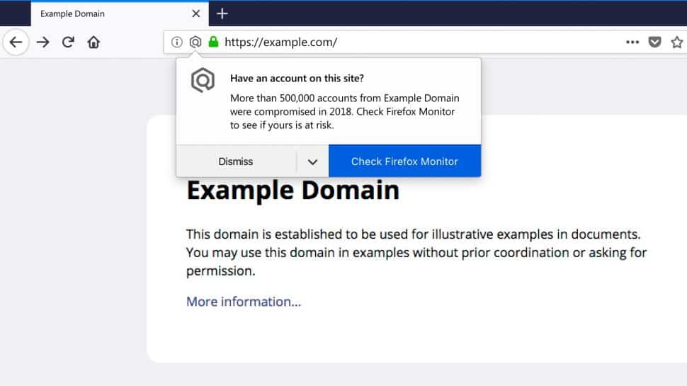 Firefox Monitor Notifications
