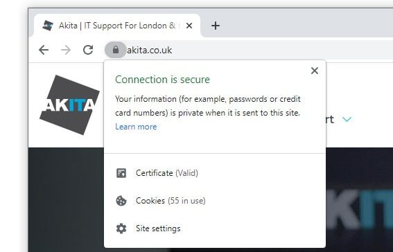 https connection is secure