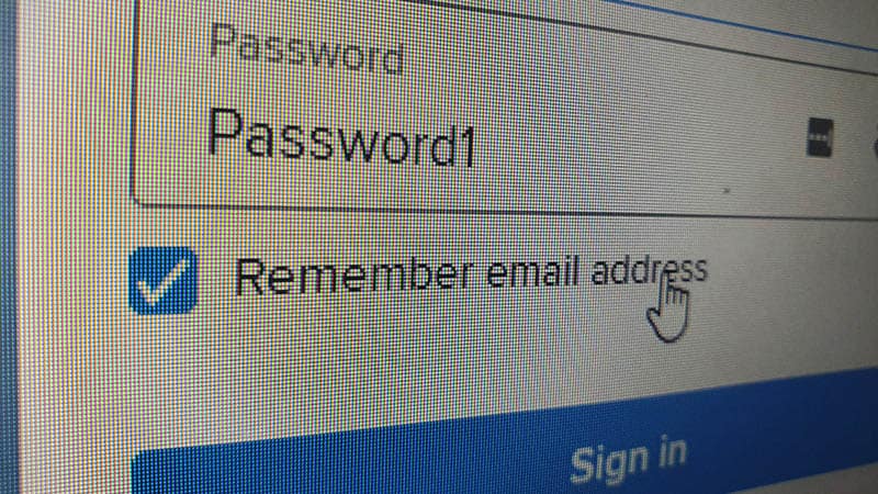 Passwords are a common cyber security mistake