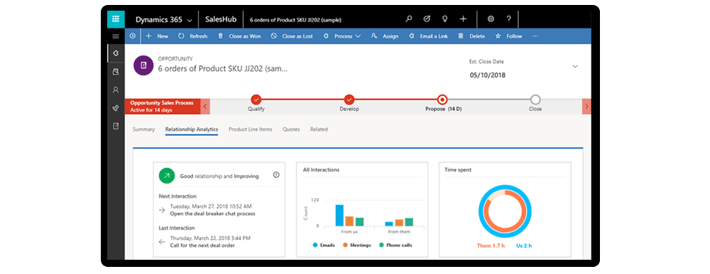 Dynamics 365 Sales