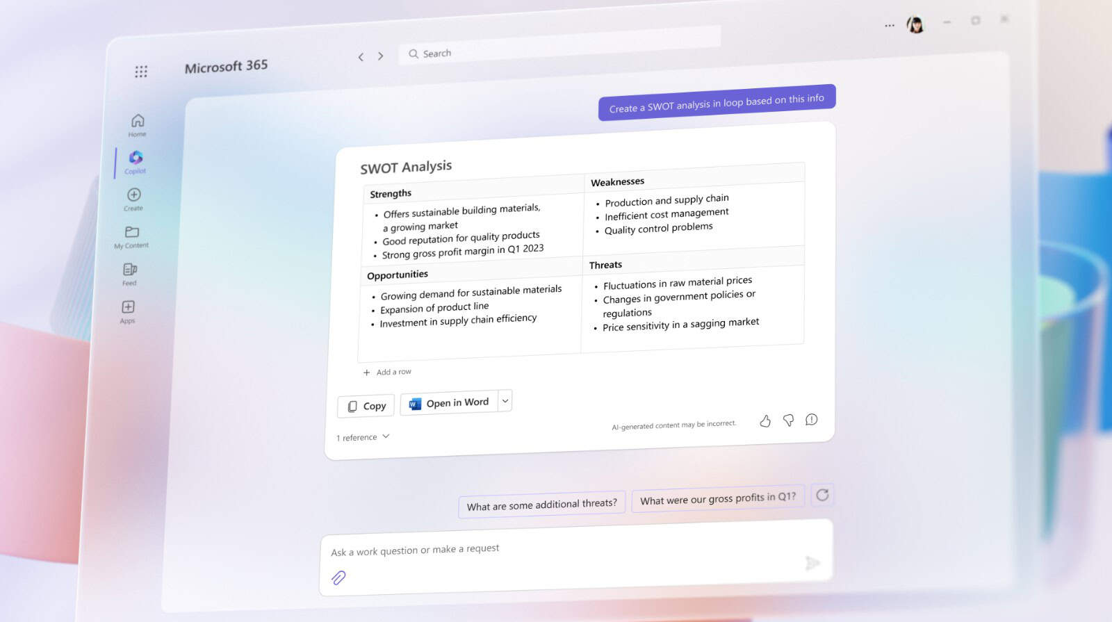 copilot business case builder